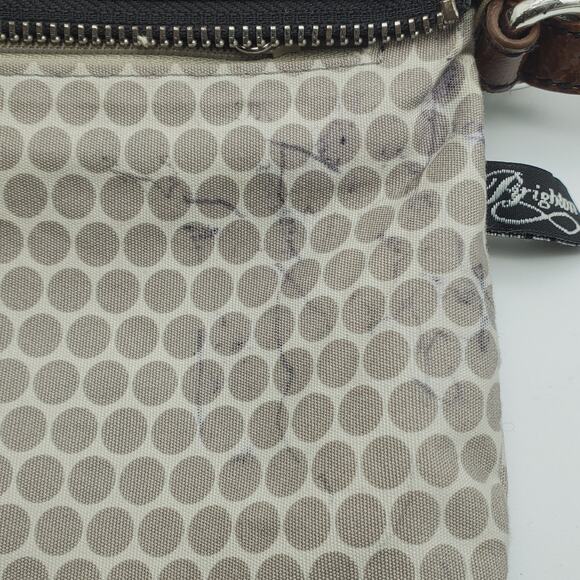 Brighton Patent Leather Crossbody Caramel Brown Handbag Wallet Shoulder Purse - Picture 13 of 13